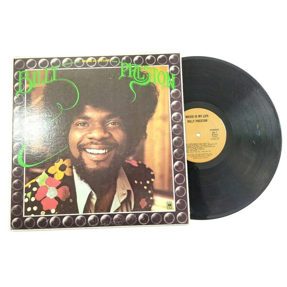 BILLY PRESTON - MUSIC IS MY LIFE -‎ SOUL LP